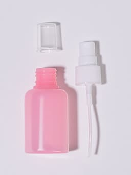 Бутылочка для хранения, с распылителем, 50 мл, розовая