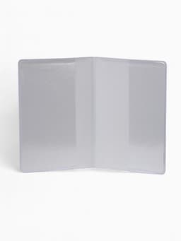 Обложка на военный билет, с гербом РФ, с тиснением, серо-зелёная