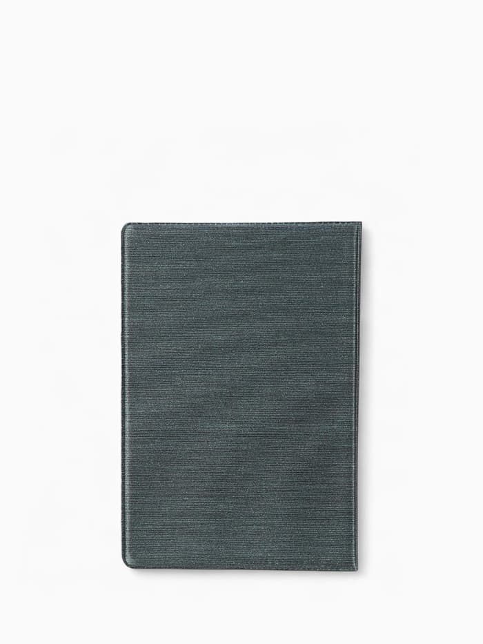 Обложка на военный билет, с гербом РФ, с тиснением, серо-зелёная