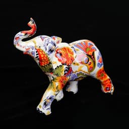 Фигурка полистоун «Слон - буйство красок», 14×16×5.5 см, МИКС