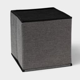 Короб стеллажный для хранения с крышкой «Офис», 25×25×25 см, цвет серый