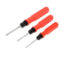 Набор отверток ЛОМ, 2 в 1, PH0/SL3×60 мм, PH1/SL5×70 мм, PH2/SL6×75 мм, 3 шт.