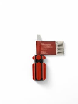 Отвертка шлицевая ЛОМ, пластиковая рукоятка, SL6×38 мм