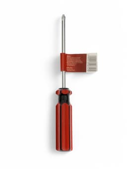 Отвертка крестовая ЛОМ, пластиковая рукоятка, PH2×100 мм