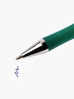 Ручка шариковая синяя паста, пластиковая со звездой «Поздравляю!»