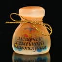 Фигурка - оберег «Мешочек семейного благополучия», большой, селенит