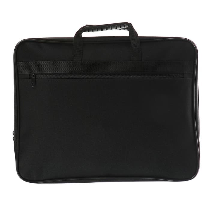 Папка с ручками текстильная А4, Calligrata «Офис», для бумаг, для офиса, 365×290×30 мм, 1Ш41, черная