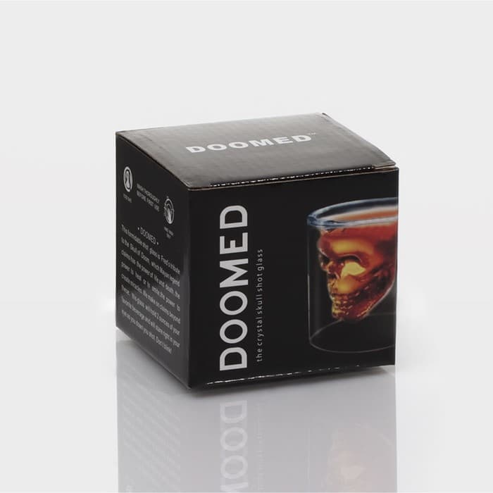 Стопка-шот с двойными стенками Magistro «Череп. Хэллоуин», 70 мл, 7×7 см, стекло