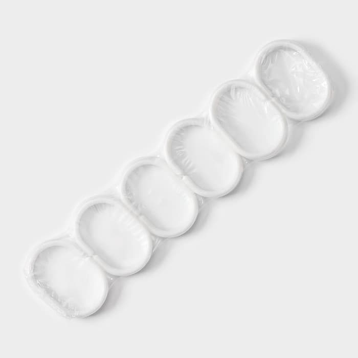 Штора для ванной Доляна «Слон», 180×180 см, белая