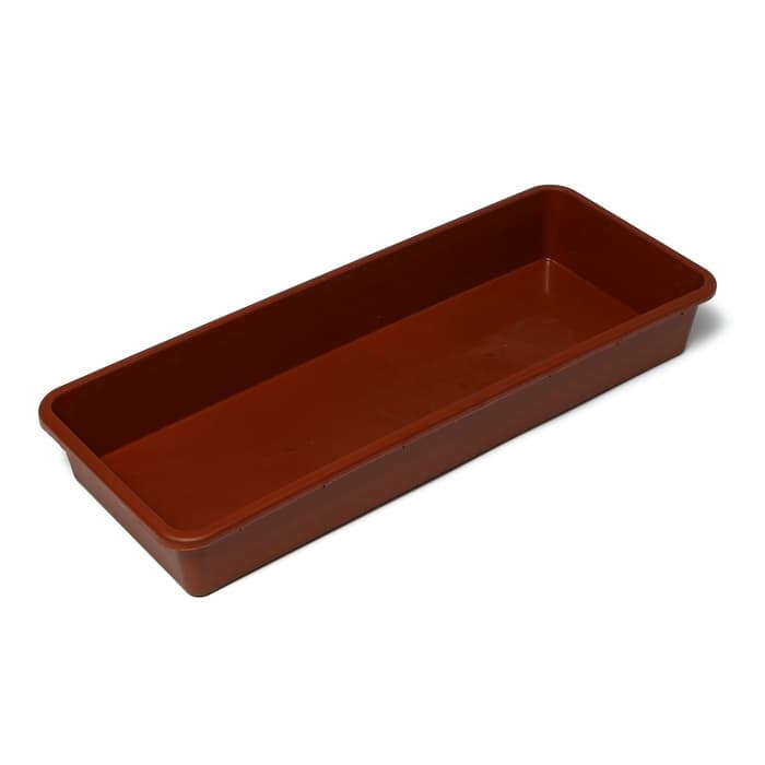 Ящик для рассады, 53×21.5×7.2 см, 7.5 л, пластик, МИКС