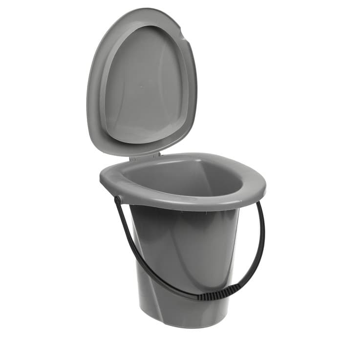 Ведро - туалет, h=37 см, 18 л, МИКС