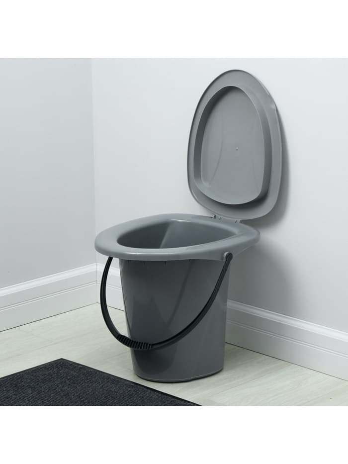 Ведро - туалет, h=37 см, 18 л, МИКС