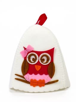 Шапка для бани и сауны, с аппликацией «Мэри», полиэфир, детская