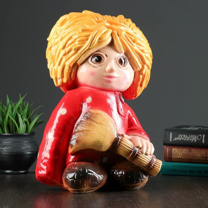 Копилка для денег «Домовой», гипс, 26×20×38 см