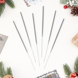 Бенгальские огни золотые, 6 шт., 25 см, горение 60 сек.