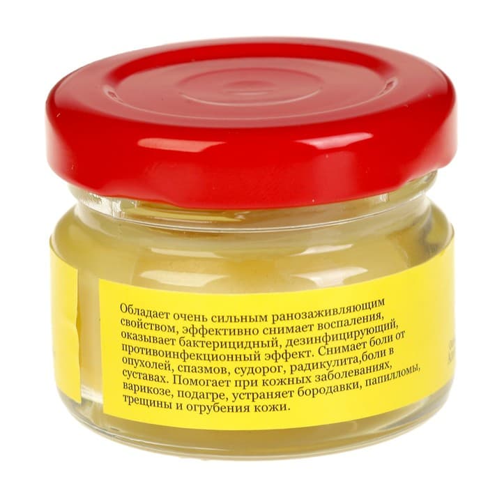 Мазь «Монастырская Живица с Мухомором». Ранозаживляющая. Стекло. 28 мл.