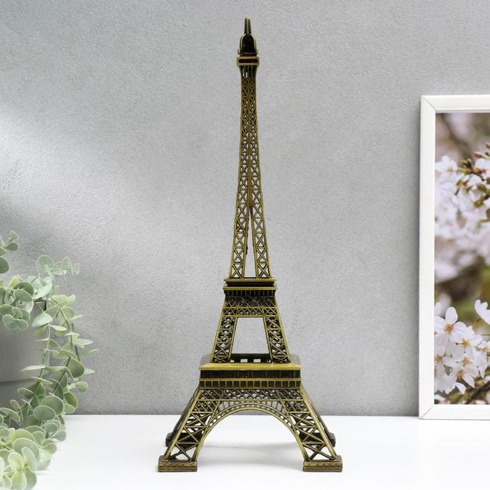 Фигурка металл «Эйфелева башня», 38×15.5×15 см