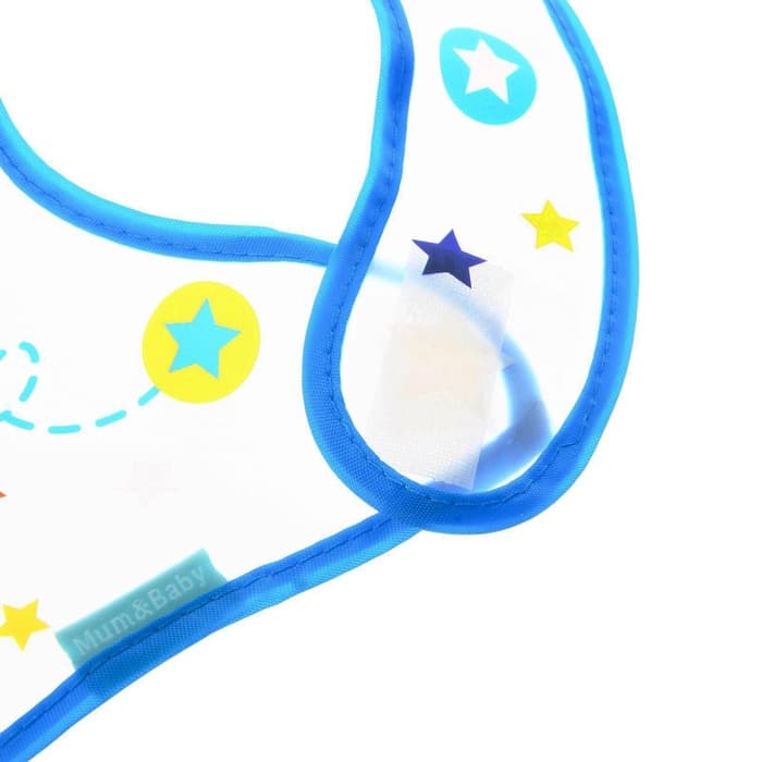 Нагрудник для кормления M&B «Лучший ребенок» непромокаемый на липучке, с карманом