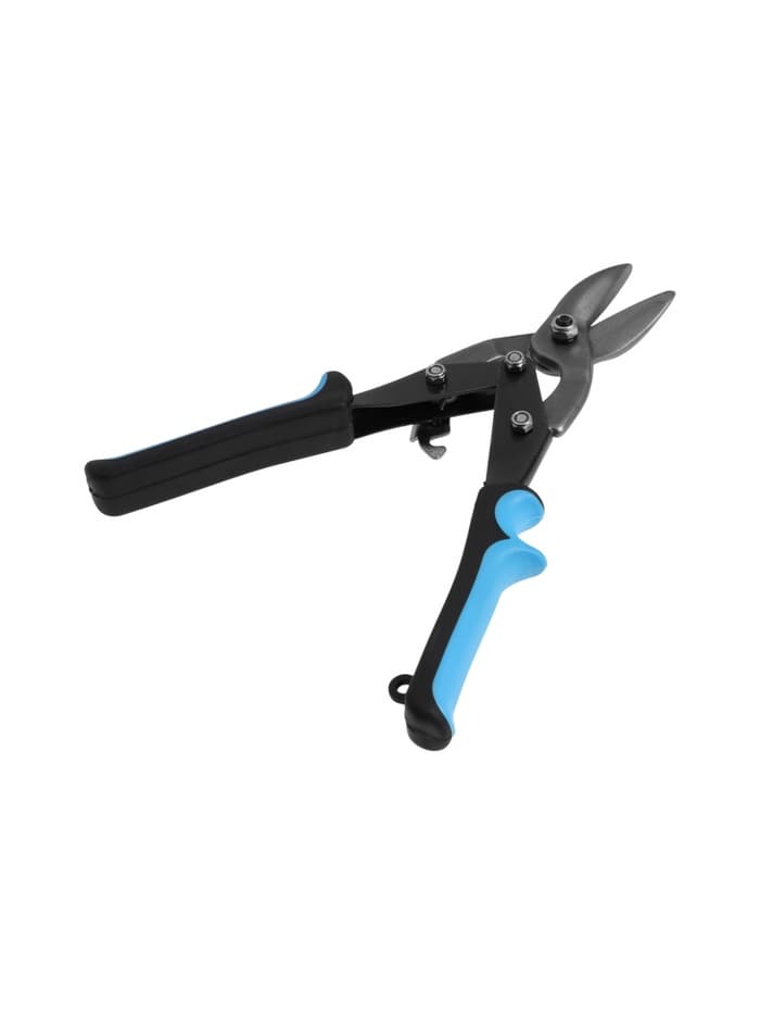 Ножницы по металлу ТУНДРА ПРОФИ, CrV, 2К рукоятки, прямой рез, 250 мм