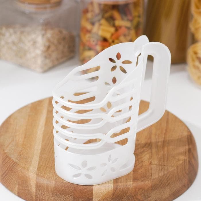 Держатель для молока, 1 л, белый мрамор