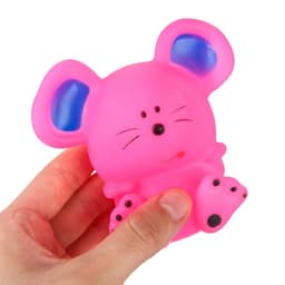 Резиновая игрушка для ванны Крошка Я «Мышонок», 9 см, с пищалкой, МИКС