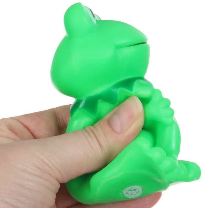 Резиновая игрушка для ванны Крошка Я «Лягушонок», 9 см, с пищалкой