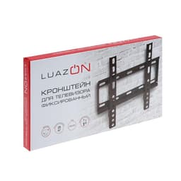 Кронштейн Luazon KrON-80, для ТВ, фиксированный, 14-42", 20 мм от стены, чёрный