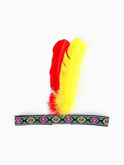 Карнавальная повязка «Индеец», МИКС