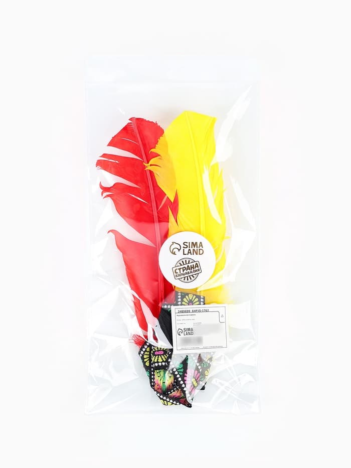 Карнавальная повязка «Индеец», МИКС