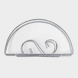 Салфетница Доляна «Завиток», 13.5×6×7 см, хромированная