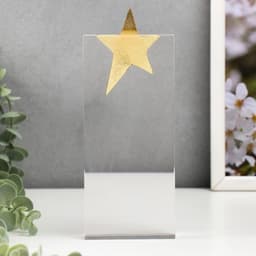 Фигурка стекло «Стела наградная. Звезда», 22.5×8×3.2 см