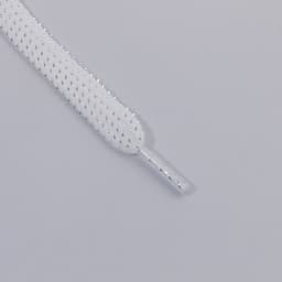 Шнурки для обуви, пара, плоские, 8 мм, 110 см, белые