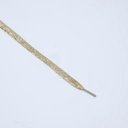 Шнурки для обуви, пара, плоские, 10 мм, 110 см, золотистые