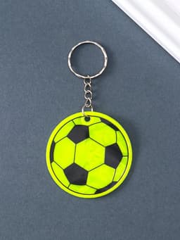 Брелок для ключей светоотражающий пластик на кольце «Футбольный мяч», 5×5 см, МИКС