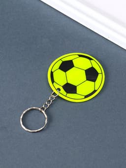 Брелок для ключей светоотражающий пластик на кольце «Футбольный мяч», 5×5 см, МИКС