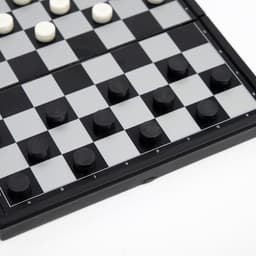 Шашки классические «Игра началась», магнитные, компактные 13×13 см