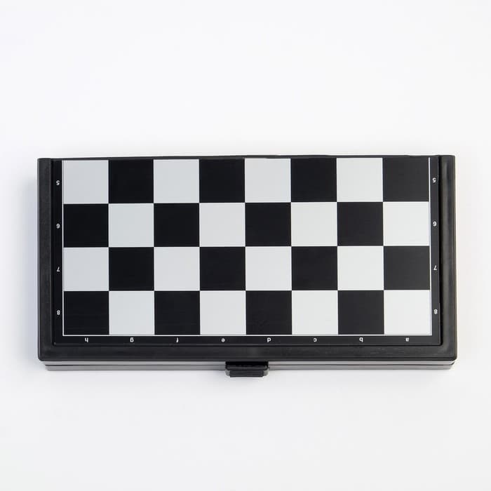 Шашки классические «Игра началась», магнитные, компактные 13×13 см