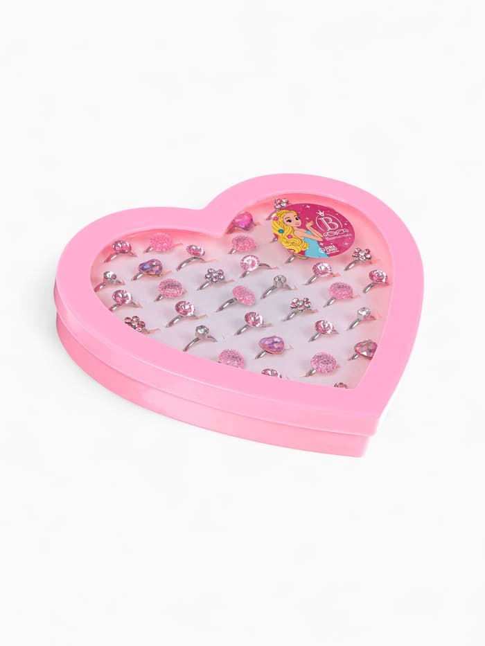 Кольцо «Выбражулька. Романтика», белый, розовое в серебре, безразмерное