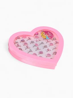 Кольцо «Выбражулька. Романтика», белый, розовое в серебре, безразмерное