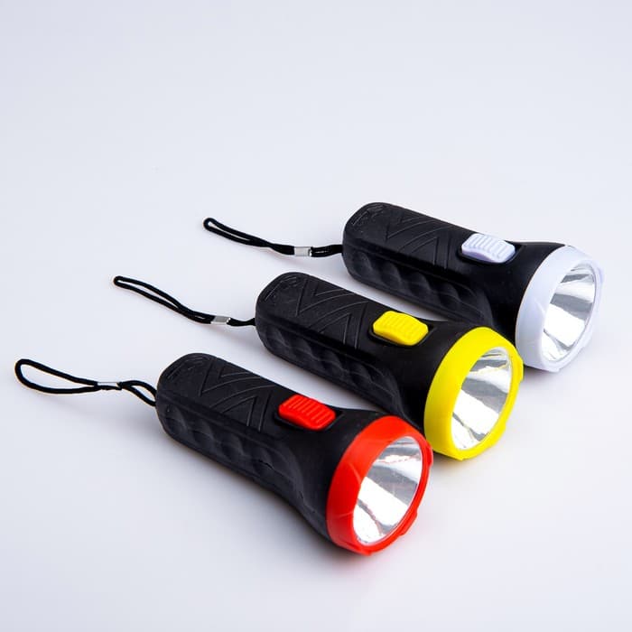 Фонарь ручной «Светлячок», 1 LED, 14.5×5.5×4 см, МИКС