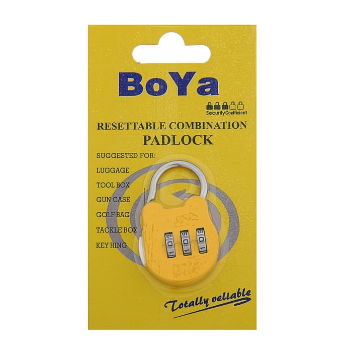 Замок навесной кодовый, Type 9, микс