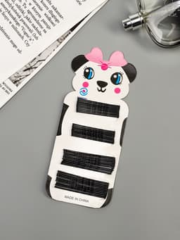 Невидимки для волос «Фермино», 5 см, 6 см, набор 40 шт., чёрные