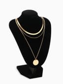 Бюст для украшений QF, 15×16×22 см, h=22 см, чёрный