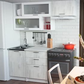 Кухонный гарнитур «Алина экстра», 1700×1570 мм, цвет белый/пайн белый