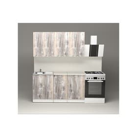 Кухонный гарнитур «Арина нормал», 1500×1570 мм, цвет белый/пайн экзотик