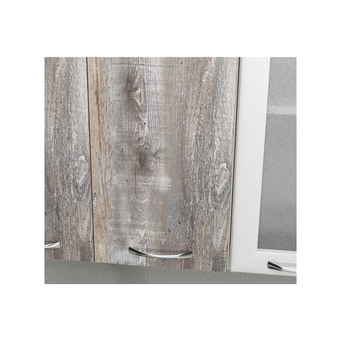 Кухонный гарнитур «Арина нормал», 1500×1570 мм, цвет белый/пайн экзотик