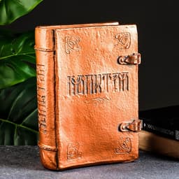 Копилка-книга для денег «Капитал », гипс, медь, 27×19 см