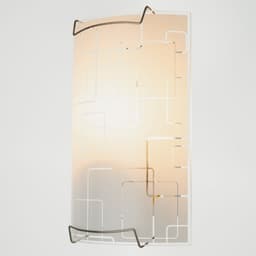 Светильник BayerLux «Оазис», 60 Вт, IP20, E27, моллирование, 22×15×4.5 см