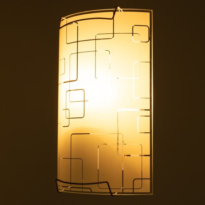 Светильник BayerLux «Оазис», 60 Вт, IP20, E27, моллирование, 22×15×4.5 см