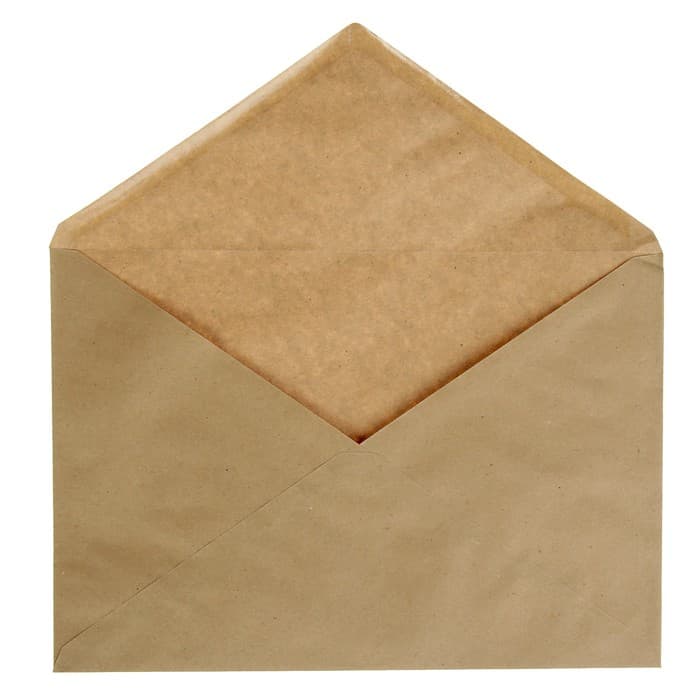 Конверт почтовый крафт С4 229×324 мм, без подсказа, без окна, клей, 80 г/м²